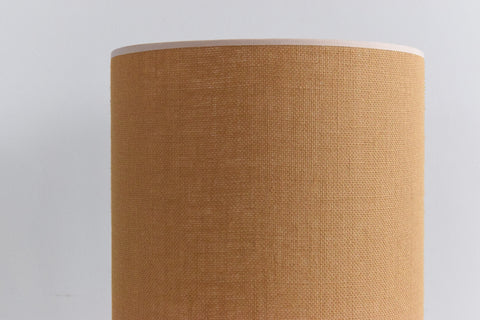 Vintage Large West German Style Lamp with Hessian Shade