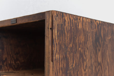 Vintage Large Wooden Workshop Pigeon Hole Cabinet