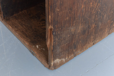 Vintage Large Wooden Workshop Pigeon Hole Cabinet