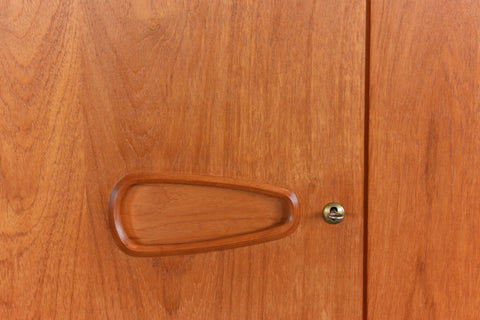 Vintage Teak Double Wardrobe by Remploy