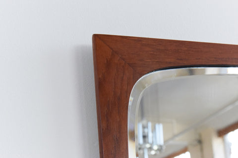 Vintage Danish Teak Mirror