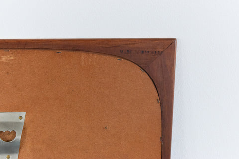 Vintage Danish Teak Mirror