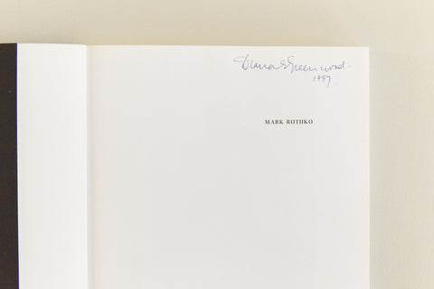 Vintage Mark Rothko Book by Tate Gallery Publishing