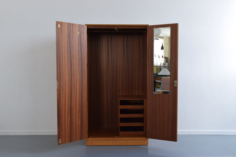 Vintage Oak Double Wardrobe by Meredew