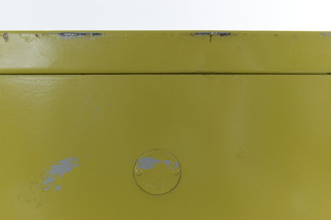 Vintage Metal Avocado Green 4 Drawer Filing Cabinet by Roneo