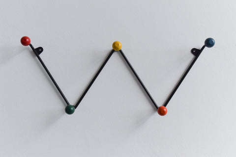 Vintage Metal Zig Zag Atomic Coat Hook