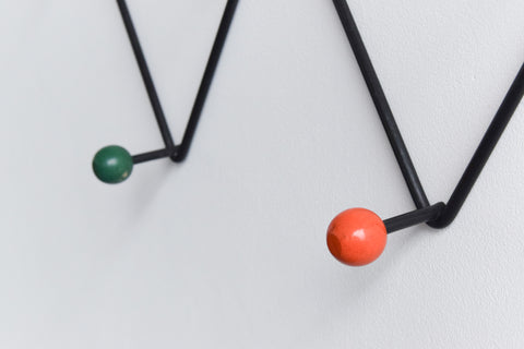 Vintage Metal Zig Zag Atomic Coat Hook