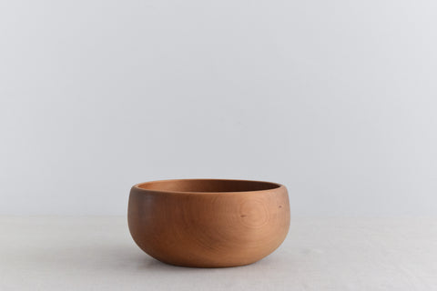 Vintage Mid-Century Hand Turned Kauri Wood Bowl