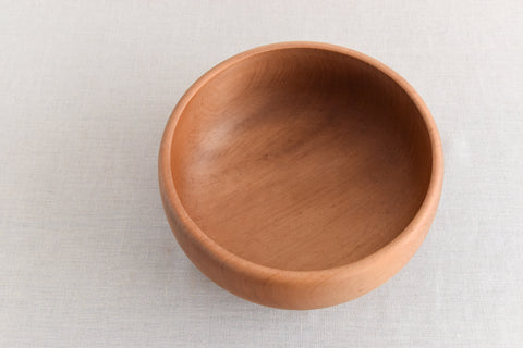 Vintage Mid-Century Hand Turned Kauri Wood Bowl