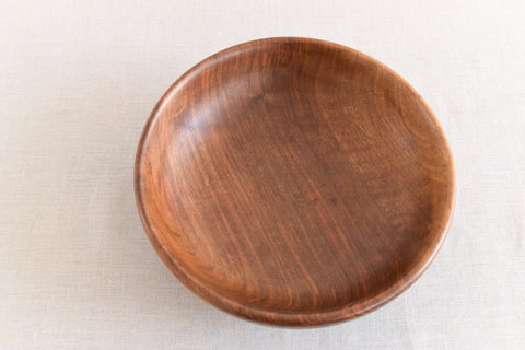 Vintage Mid-Century Hand Turned Wooden Bowl