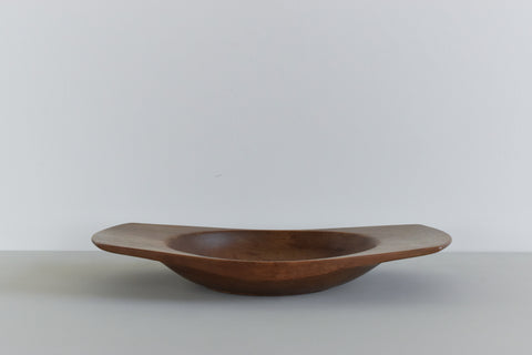 Vintage Mid-Century Hand Turned Wooden Bowl