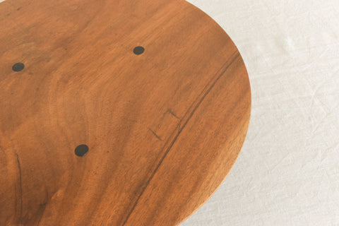 Vintage Mid-Century Teak Wooden Platter / Bowl / Tray with Feet