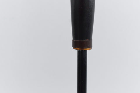 Vintage Mid Century Modern 1950s Standing Floor Lamp and Shade