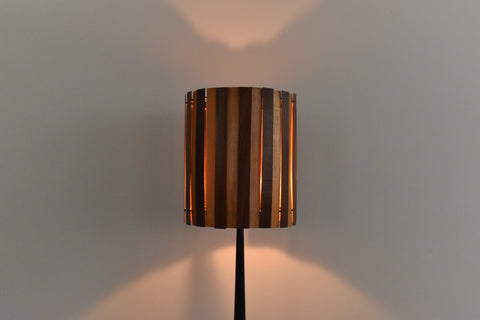 Vintage Mid Century Modern 1950s Standing Floor Lamp and Shade