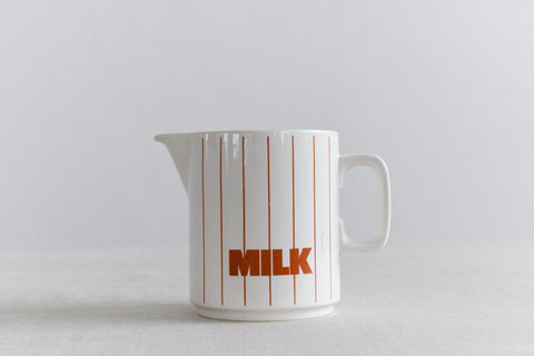 Vintage Milk Jug by John Clappison for Hornsea Pottery