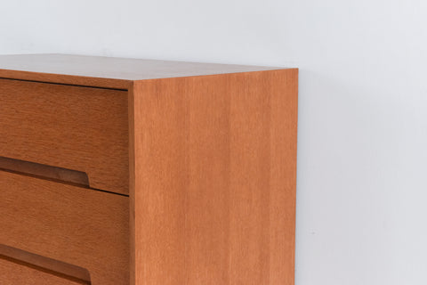 Vintage Oak 3 Drawer Stag C Range Chest of Drawers by John & Sylvia Reid