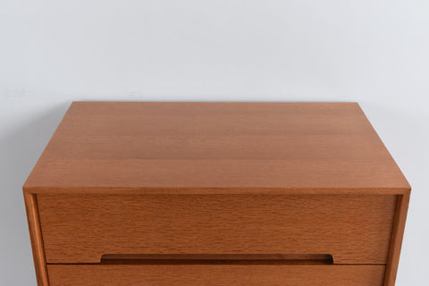 Vintage Oak 3 Drawer Stag C Range Chest of Drawers by John & Sylvia Reid