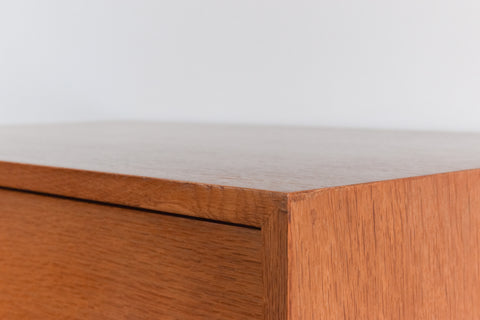 Vintage Oak 4 Drawer Stag C Range Chest of Drawers by John & Sylvia Reid