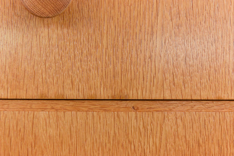 Vintage Oak Tallboy Chest of Drawers by Meredew