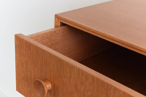 Vintage Oak Tallboy Chest of Drawers by Meredew