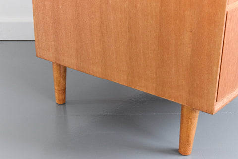 Vintage Oak Tallboy Chest of Drawers by Meredew