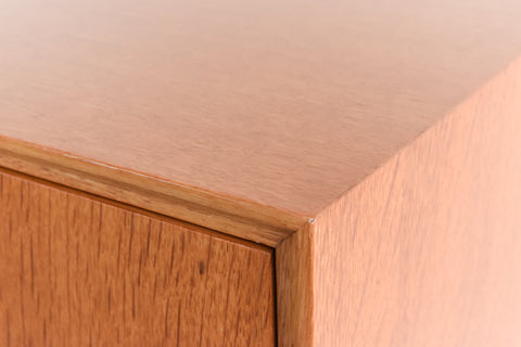 Vintage Oak Tallboy Chest of Drawers by Meredew