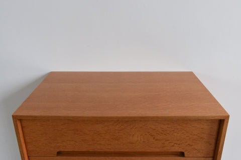 Vintage Oak 3 Drawer Stag C Range Chest of Drawers by John & Sylvia Reid