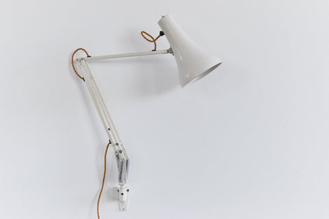 Vintage Off White Wall Mounted Anglepoise Apex 90 Lamp by Herbert Terry & Sons