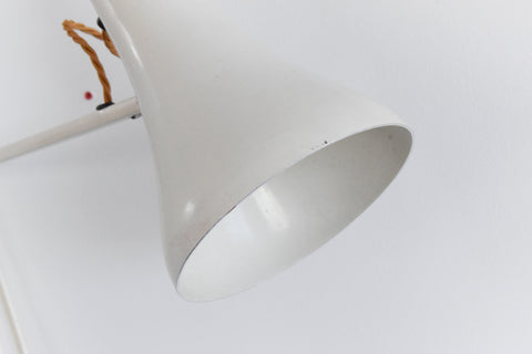 Vintage Off White Wall Mounted Anglepoise Apex 90 Lamp by Herbert Terry & Sons