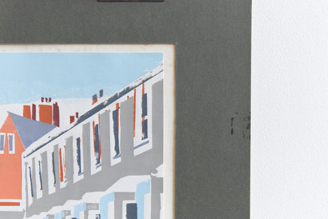 Vintage Original 1970s Screen Print Poster by Eleanor Hunt