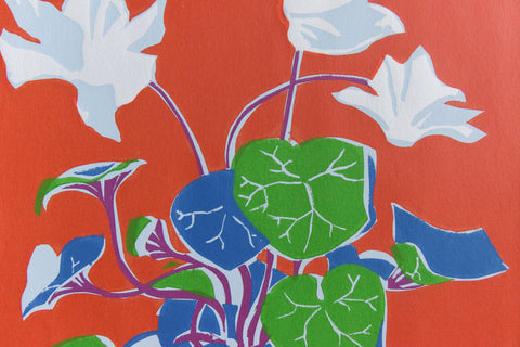 Vintage Original 1970s Screen Print Poster by Eleanor Hunt