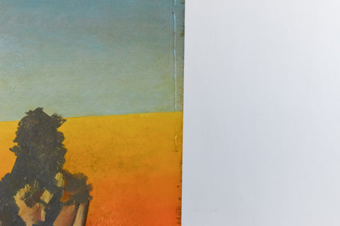 Vintage Original Self Portrait Painting by Artist Greg Cooke Dated 1970
