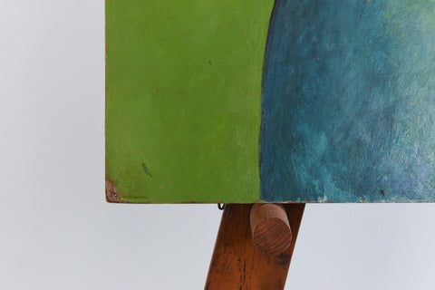 Vintage Original Self Portrait Painting by Artist Greg Cooke Dated 1970