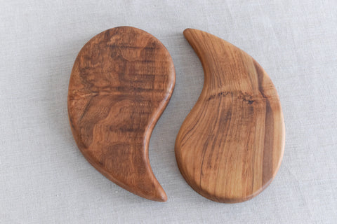 Vintage Pair of Wooden Dishes