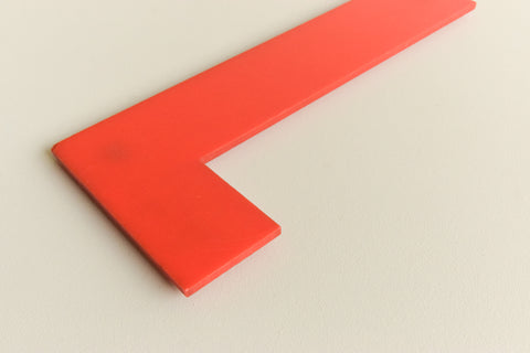 Vintage Perspex Red Cinema / Theatre / Shop Sign Letter 'L'