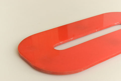 Vintage Perspex Red Shop / Cinema / Theatre Sign Letter 'O'
