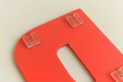 Vintage Perspex Red Cinema / Theatre / Shop Sign Sign 'P'
