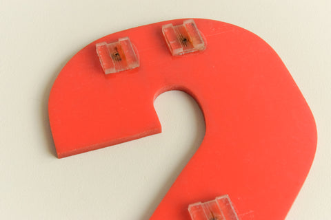 Vintage Perspex Red Cinema / Theatre / Shop Sign Letter 'S'