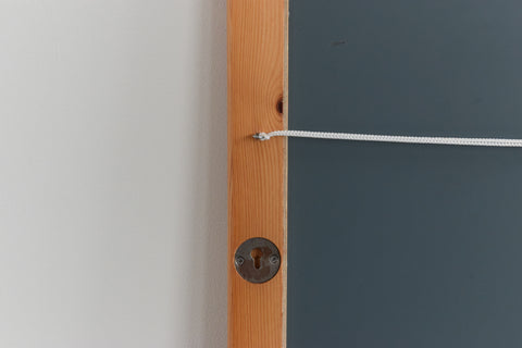 Vintage Pine Square Mirror