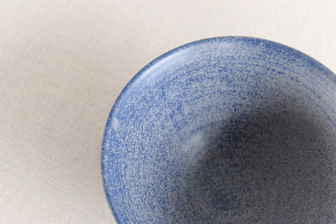 Vintage Purple and Blue Small Studio Pottery Bowl