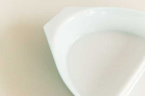 Vintage Pyrex Turquoise Gaiety Snowflake Spacesaver Serving Dish