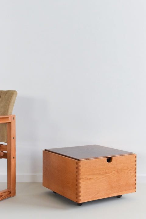 Vintage Rare 1960s Oak and Rosewood Drinks Box