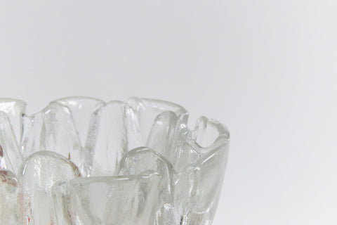 Vintage Ravenhead Glass Flair Tea Light Candle Holder by Alexander Hardie Williamson