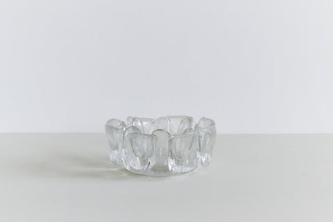 Vintage Ravenhead Glass Flair Tea Light Candle Holder by Alexander Hardie Williamson