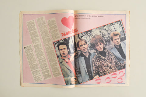Vintage Record Mirror Newspaper / Magazine February 1981