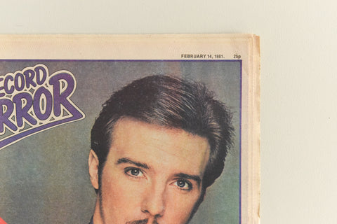Vintage Record Mirror Newspaper / Magazine February 1981