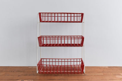 Vintage Wire Fruit and Vegetable Storage Rack