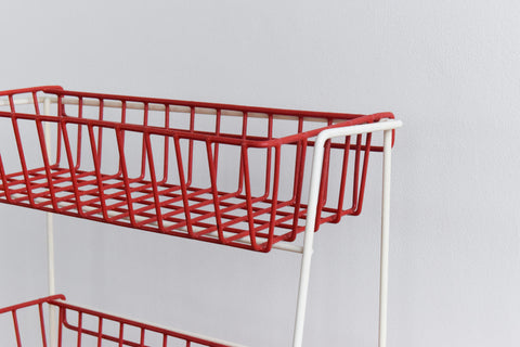 Vintage Wire Fruit and Vegetable Storage Rack