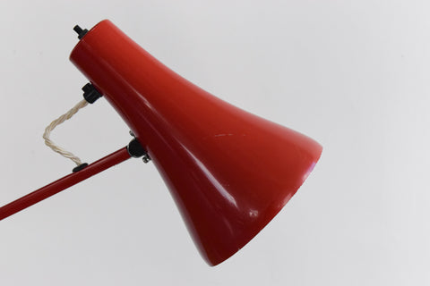 Vintage Red Anglepoise Apex 90 Lamp by Herbert Terry & Sons