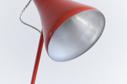 Vintage Red Anglepoise Lamp Model 75 by Herbert Terry & Sons